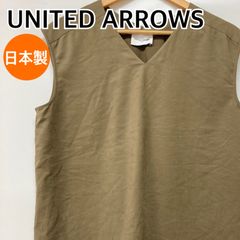 2025美品◯ユナイテッドアローズ スキッパーシャツブラウス ベージュ 