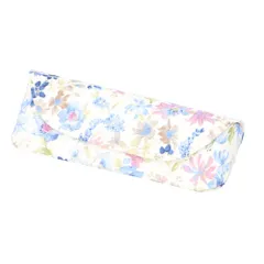 ☆ ボタニカルフラワー/ブルー ☆ メガネケース メガネケース おしゃれ 眼鏡ケース セミ ハード めがねケース 可愛い 花柄 シニアグラス 伊達めがね 老眼鏡 レディース 大人 かわいい グッズ 雑貨 ギフト