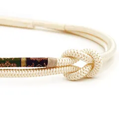 帯締め 正絹 翠嵐工房 京すいらん 龍村織物 白 オフホワイト アイボリー 渋紫 渋緑 渋橙 渋水色 丸組 日本製 並尺 Ｍサイズ 龍 No.10-5947