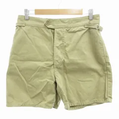メゾンマルジェラ 10 Maison Margiela 10 SHORTS ショーツ ショートパンツ ハーフ ボタンフライ サイドベルト 46 S ベージュ S30MU0011 /GVのサムネイル