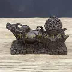 牛型銅製鉄瓶 インド古美術ケララ州アンティーク