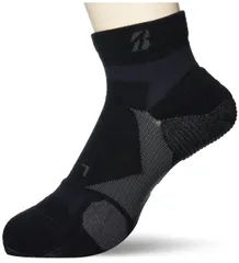 【迅速発送】ブリヂストンゴルフ ゴルフソックス HYPERSOX 3DベーシックSOG315 アンクル丈 メンズ BK