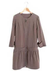 【美品】フォクシー 3way レイニークッション ショートロング ベージュ　40 美品】フォクシー 3way レイニークッション ショートロング
