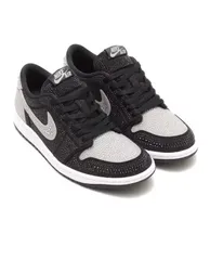 SWAROVSKI × NIKE WMNS AIR JORDAN 1 RETRO LOW OG CRYSTAL SHADOW スワロフスキー × ナイキ ウィメンズ エアジョーダン1 レトロ クリスタル HM9208-001