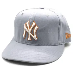 90's New Era ニューエラ MLB ニューヨーク・ヤンキース 59FIFTY ベースボールキャップ グレー ウール USA製 Size  7 3/8 (58.7cm)