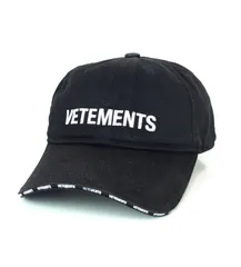 2023年最新】vetements キャップの人気アイテム - メルカリ