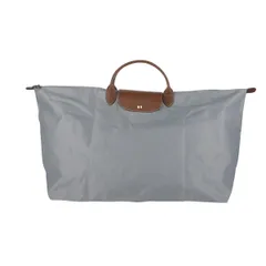 新品 ロンシャン LONGCHAMP ボストンバッグ ル プリアージュ トラベルバッグ Mサイズ スティール
