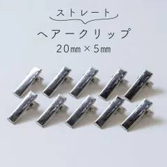 【10個セット】 ヘアクリップ 20mm×5mm 小さい 軽い 便利 シルバー ヘアアレンジ ミニクリップ ヘアアクセサリー
