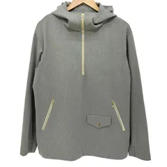 4701【美品】クルニ ハーフジップパーカー ゴールド金具 アシンメトリー 黒 4701【美品】クルニ ハーフジップパーカー ゴールド金具