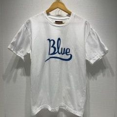 美品！　blue　ブルー　半袖　夏服　白シャツ　メンズ　レディース