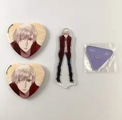 【まとめ売り】 starry☆sky スタスカ 神楽坂四季 ハート缶バッジ アクリルスタンド 3点セット