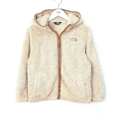 ( 140 ) THE NORTH FACE(ザノースフェイス) フリース フード ジップアップ アイボリー