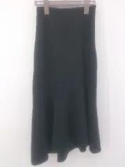 ◇ LIP SERVICE リップ サービス スウェード調 ロング マーメイド スカート サイズS ブラック レディース E  【1303280000494】