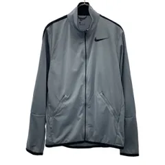 NIKE ナイキ ロゴ刺繍 トレーニング ジャージジャケット S グレー メンズ 古着