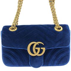 中古】グッチ GUCCI GGマーモント チェーン ショルダーバッグ  
