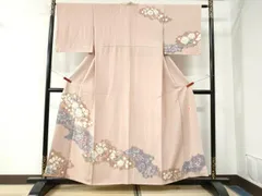 平和屋着物●十日町　名門　滝泰謹製　訪問着　手描き　絞り　枝花文　正絹　逸品　DABD9388ud 平和屋着物○十日町 名門 滝泰謹製 訪問着 手描き 絞り 枝花文