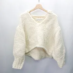 ◇ MERCURYDUO マーキュリーデュオ 長袖 ニット サイズF アイボリー レディース E  【1408060035533】