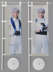 【中古】タペストリー 岡宮来夢(鶴丸国永) ミニのぼり2種セット(ライブver.) 「ミュージカル『刀剣乱舞』 ～陸奥一蓮～」 Loppi・HMV＆BOOKS online限定