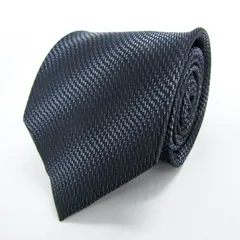 タケゾー ブランド ネクタイ シルク ストライプ柄 小紋柄 PO メンズ ネイビー TAKEZO 【中古】