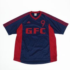 adidas アディダス 半袖Tシャツ スポーツウェア ネイビー系 O
