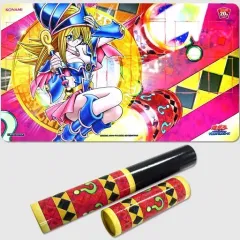 遊戯王　ブラックマジシャンガール &魔法の筒　プレイマット Amazon.co.jp: 遊 戯 王 ブラック マジシャン ガール 魔法の筒