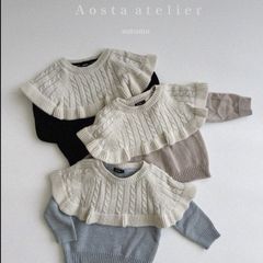 【⭐️閉店SALE⭐️】【Aosta】Knit cape tee  Au11