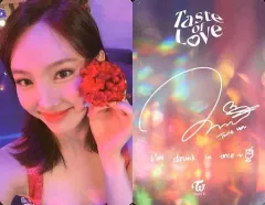 【中古】コレクションカード(女性) TWICE/ナヨン/裏面印刷サイン・メッセージ入り/CD「Taste of Love」封入特典フォトカード