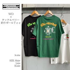 WILDERNESS EXPERIENCE / ウィルダネスエクスペリエンス WD ｘ タックルベリー　釣りガールTee 823506