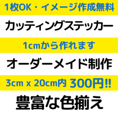 カッティングステッカー チームステッカー 防水 表札 オリジナル オーダーメイド ステッカー カーステッカー 作成 作製 製作 制作 転写用