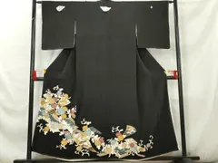 平和屋着物○訪問着 作家物 童子笹竹文 正絹 逸品 DAAU0818tw