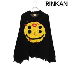 美品 24AW SAINT Mxxxxxx × CPFM Lサイズ ニット SAINT Mxxxxxx × CPFM ダメージ加工 ニット 黒L - メルカリ