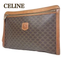 未使用・極美品CELINE セリーヌ マカダム クラッチバッグ ポーチ 保存