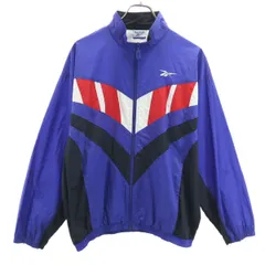 Reebok リーボック 90s オールド トラックジャケット XL 青紫 メンズ 古着