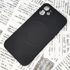 iPhone 12mini MagSafeシリコンケース (15) ブラック