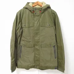 #wnc エルエルビーン L.L.Bean コート ジャケット S カーキ ボア フード付き ダブルジップ メンズ [923491]