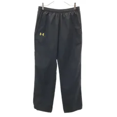 UNDER ARMOUR アンダーアーマー ウーブン パンツ L ブラック メンズ 古着