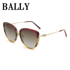 バリー BALLY BY0088-D 71T 58 サングラス アジアンフィット UVカット 紫外線カット ノーズパッド 鼻あて レディース ブラウン ボルドー イエローマーブル ローズゴールドのサムネイル