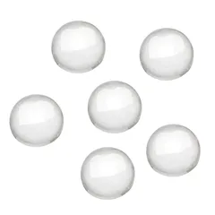 【数量限定】ファッション 工芸品 14mm ジュエリー用 ガラスカボション DIY クリア 半球ガラス 20個入りセット ペースター