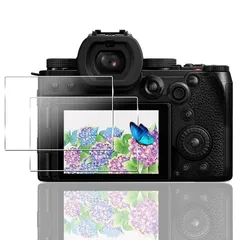 【2枚セット】 対応 Panasonic LUMIX S9 / S5II / S5IIX / S5 / G100D / G100 ガラスフィルム 【日本旭硝子 硬度9H】 対応 Panasonic LUMIX S9 フィルム アクセサリー 強化ガラス 液晶 保