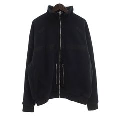 メゾンキネマ/Maison Kinema Heavy fleece jacket ヘビーフリースジャケット ブラック サイズ メンズLのサムネイル