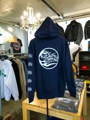 ●【新作】SPICE MOTORCYCLES スパイスモーターサイクルズ 10.0oz SPICE HOODIE NAVY フルジップ スウェット パーカー【ネイビー】【サイズ M.L.XL】【新品】ロゴ ハーレーダビッドソン カスタムバイク
