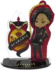 【中古】雑貨 ジャミル・バイパー デフォルメキャラクター制服アクリルスタンドチャームVol.2 「ディズニー ツイステッドワンダーランド」