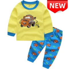 ⭐新品⭐Cars カーズ メーター パジャマ キッズ 長袖 上下セット 男の子 子供服 ルームウェア 寝間着 春秋冬用 綿 コットン クリスマス 部屋着 イエロー ブルー メーター 快眠 高品質 丈夫 100cm 110cm 120cm 130cm