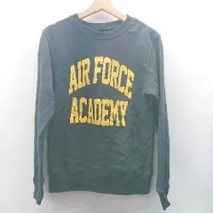 ◇ ⊇ AVIREX アヴィレックス 裏起毛 長袖 トレーナー サイズM ブラック系 レディース E  【1503050013222】