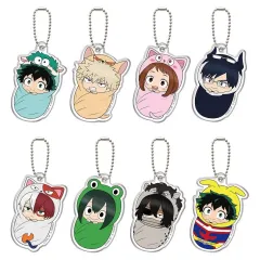 【中古】キーホルダー 全8種セット 「僕のヒーローアカデミア おくるみチャーム」