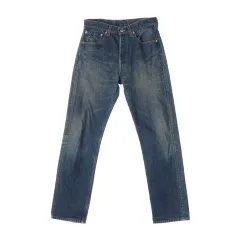 M LEVI'S(リーバイス) 501 W31L32 緑 ウォッシング デニム ジーンズ