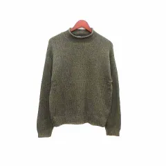 ポロ バイ ラルフローレン Polo by Ralph Lauren ニット セーター ハイネック 長袖 ウール M 緑 カーキ /YKのサムネイル