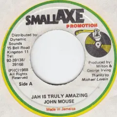 ジャマイカ7” John Mouse Jah Is Truly Amazing Small Axe /00048