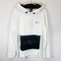 【未使用】アンダーアーマー UAアーマースプリングニット フーディー L 100 ホワイト 1384812 メンズ UNDER ARMOUR パーカー