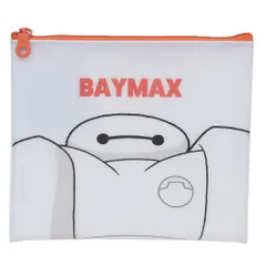 【メール便】ベイマックス コスメポーチ クリアポーチ ぎゅうぎゅう ディズニー マリモクラフト フラットポーチ 小物入れ キャラクター グッズ 